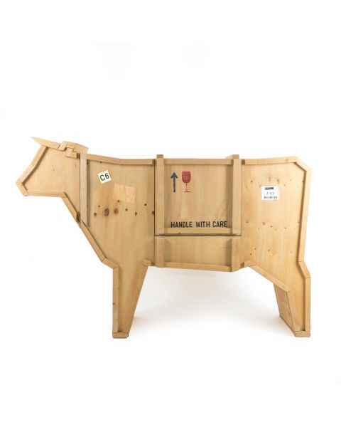 Seletti Wooden Cow Cabinet