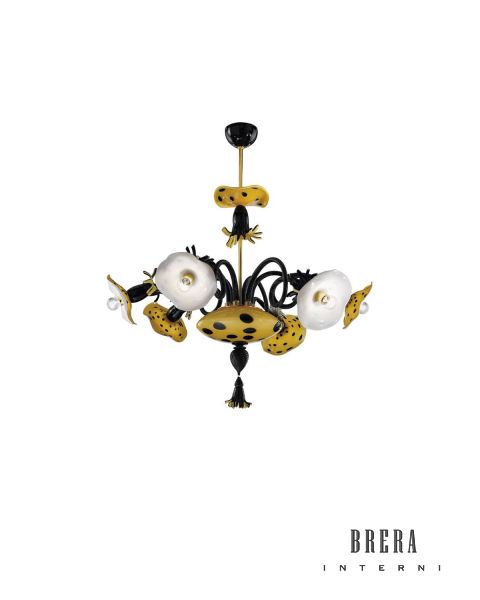 Lampadario De Majo Afrika Pom Pon