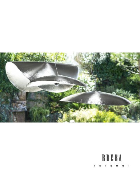 Lampada a sospensione Gervasoni Brass 95 96 - Silver 96 L120 H42