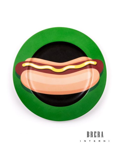 Piatto in porcellana Seletti Hot Dog