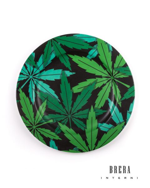 Piatto in porcellana Seletti Weed