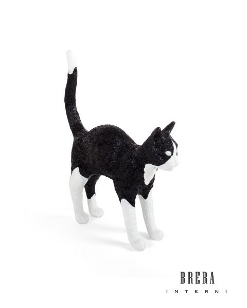 Lampada Seletti Jobby The Cat - Nero/Bianco