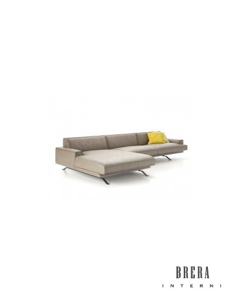 Divano Bonaldo Slab Plus Pelle Capri