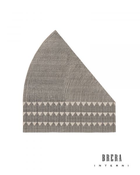 CC-Tapis Plasterworks B Carpet -black and white