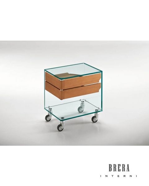 Comodino Tonelli Design Venerdì - Legno di Ciliegio