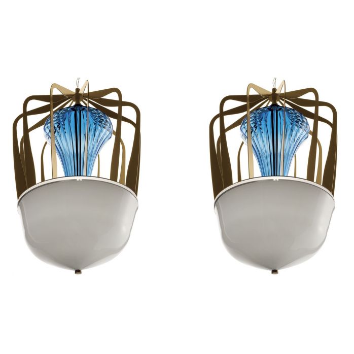Barovier & Toso e Lampada a Sospensione Toso Robin