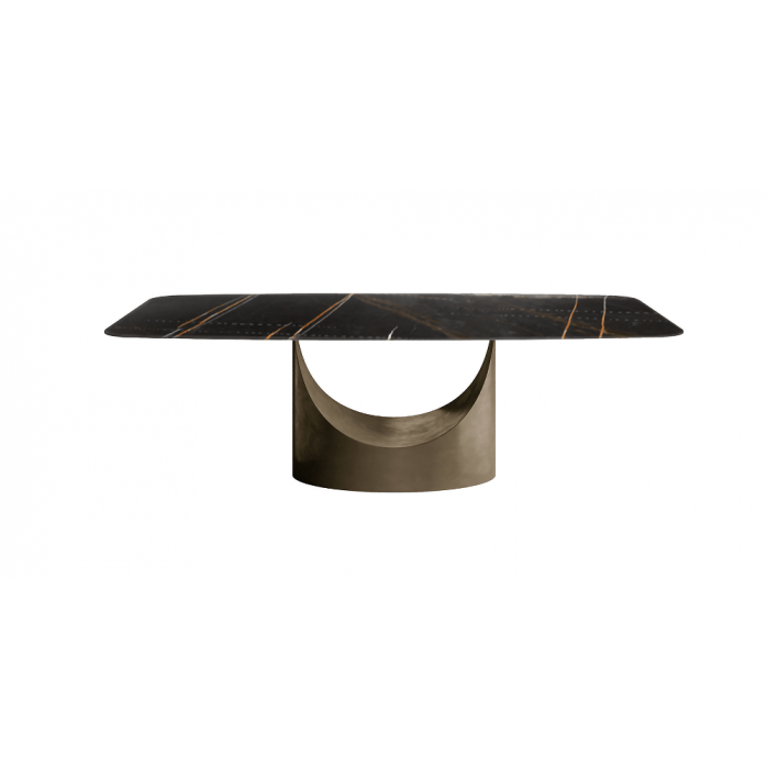 Lago U XGlass Shaped Table