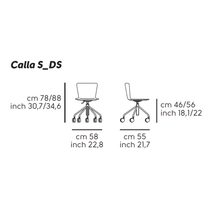 Sedia Midj Calla S-S_DS