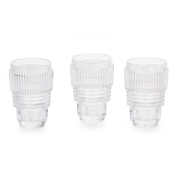 Seletti Machine Set Of Three Glass