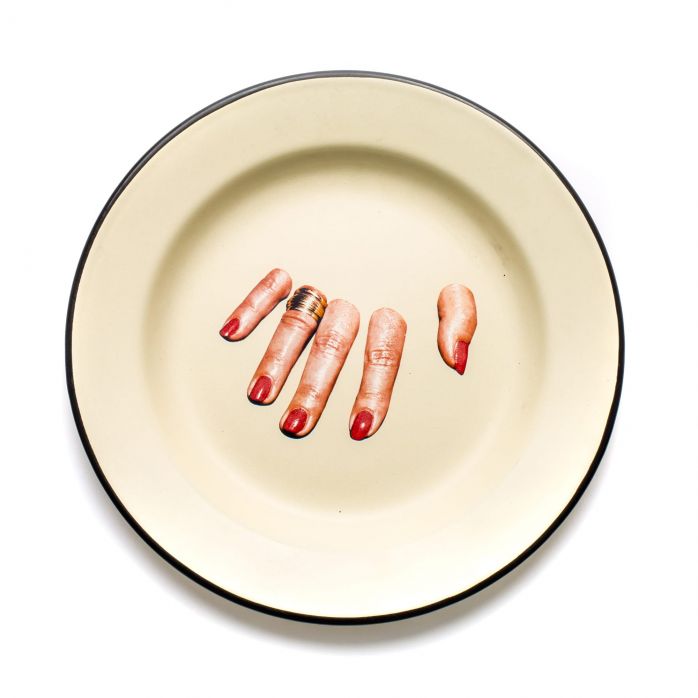 Enamel Plate Seletti Fingers