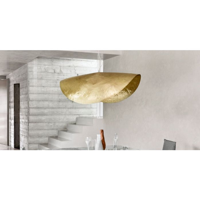 Lampada a sospensione Gervasoni Ottone 95 96 - Ottone 96 L120 x H42