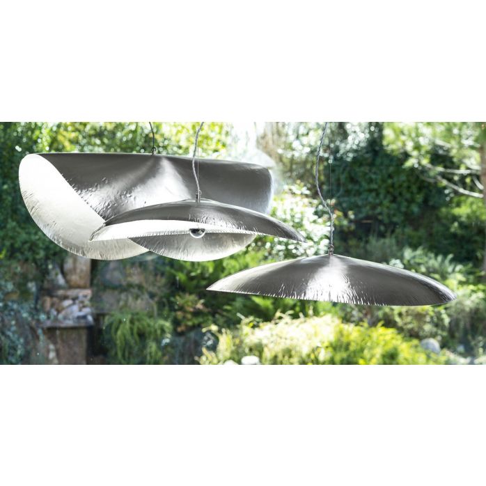 Lampada a sospensione Gervasoni Brass 95 96 - Silver 96 L120 H42