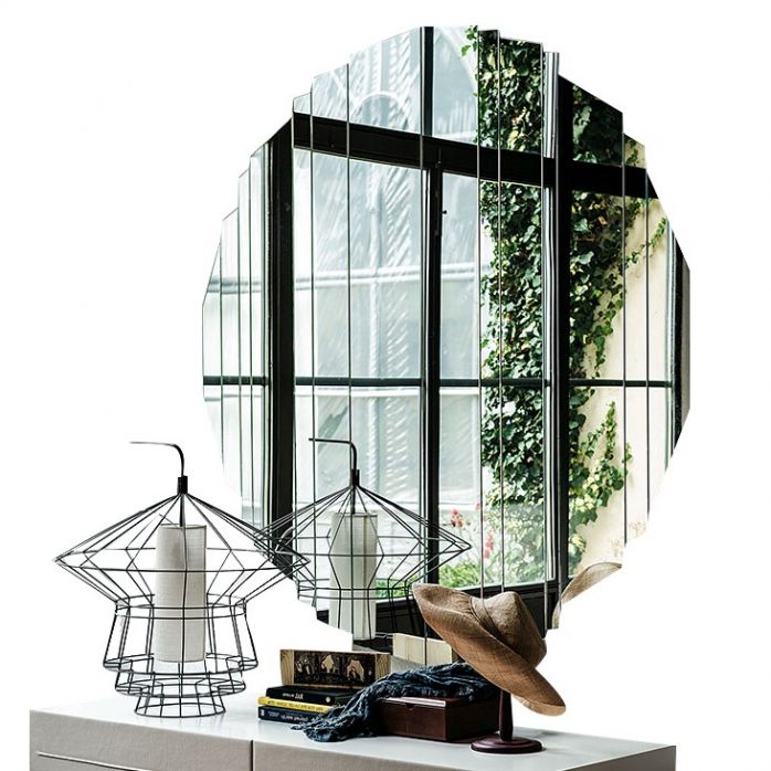 Specchio a righe Cattelan Italia