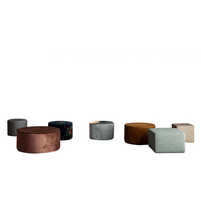 Twils Lounge Quadrati e Rotondi Pouf