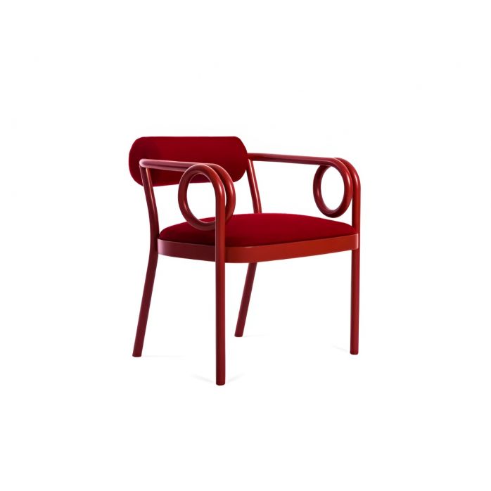 Gebrueder Thonet Vienna Loop Lounge Armchair 