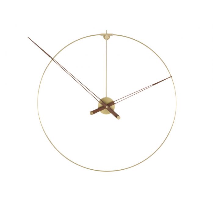 Ligne Roset Pik Clock Brass Clock 
