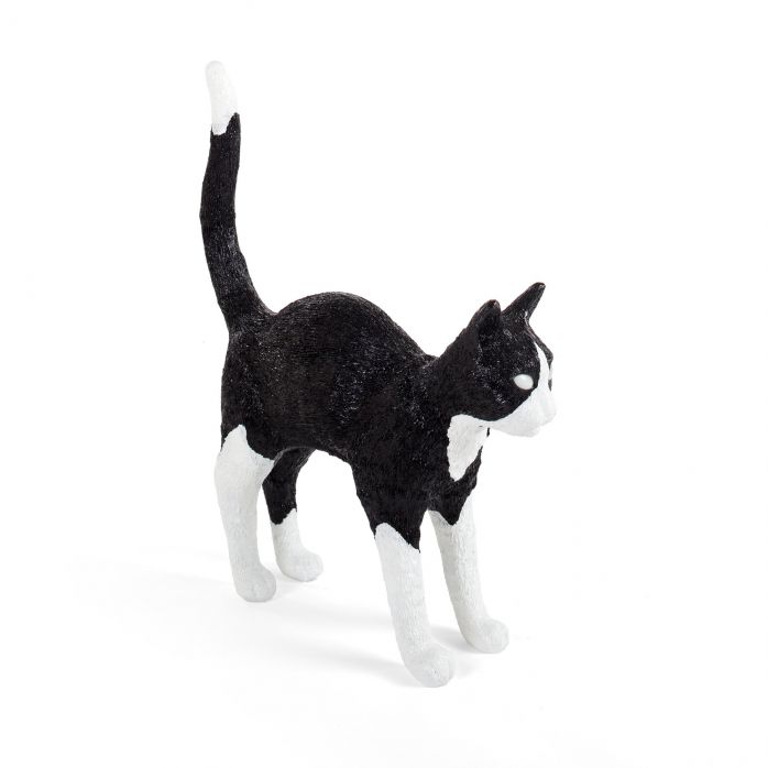 Lampada Seletti Jobby The Cat - Nero/Bianco