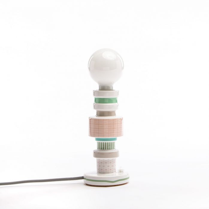 Lampada da tavolo Seletti Moresque Squared