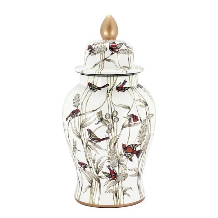 Abhika Flowery Vase 