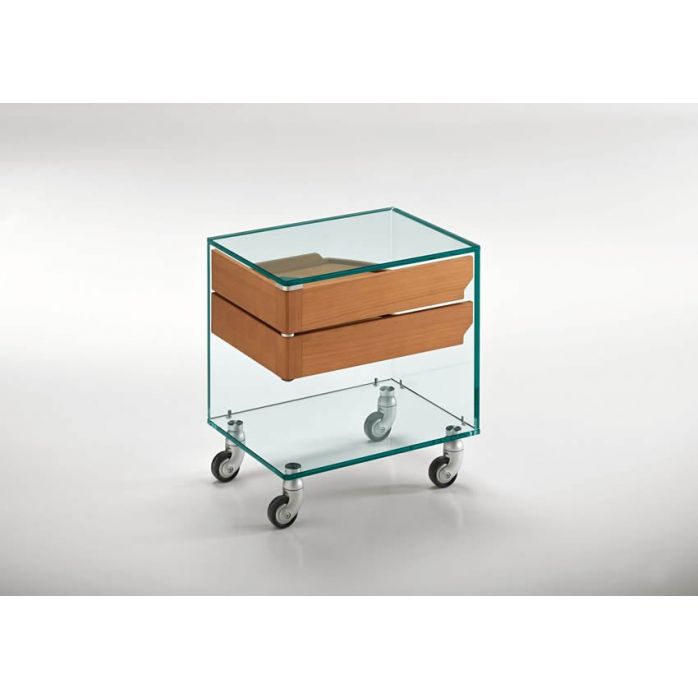 Comodino Tonelli Design Venerdì - Legno di Ciliegio