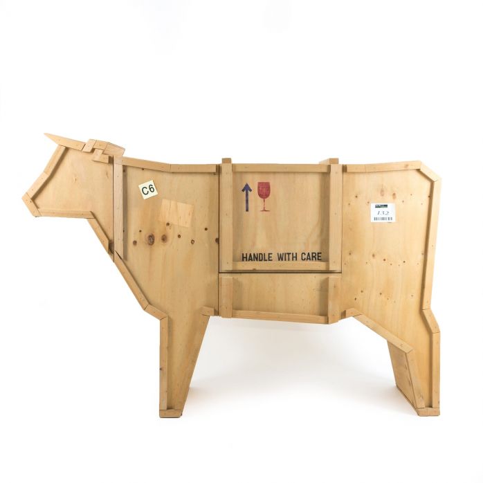 Seletti Wooden Cow Cabinet