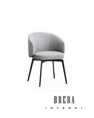 Lema Bea Chair, fabric, metal base 