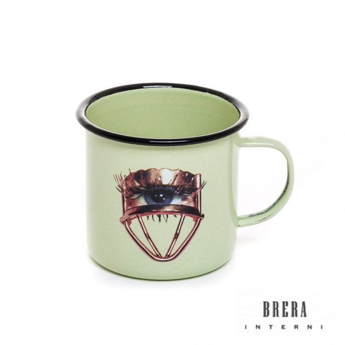 Tazza smaltata Seletti Occhio