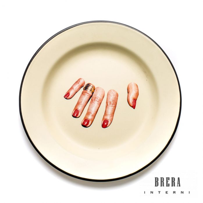 Piatto Smaltato Seletti Fingers