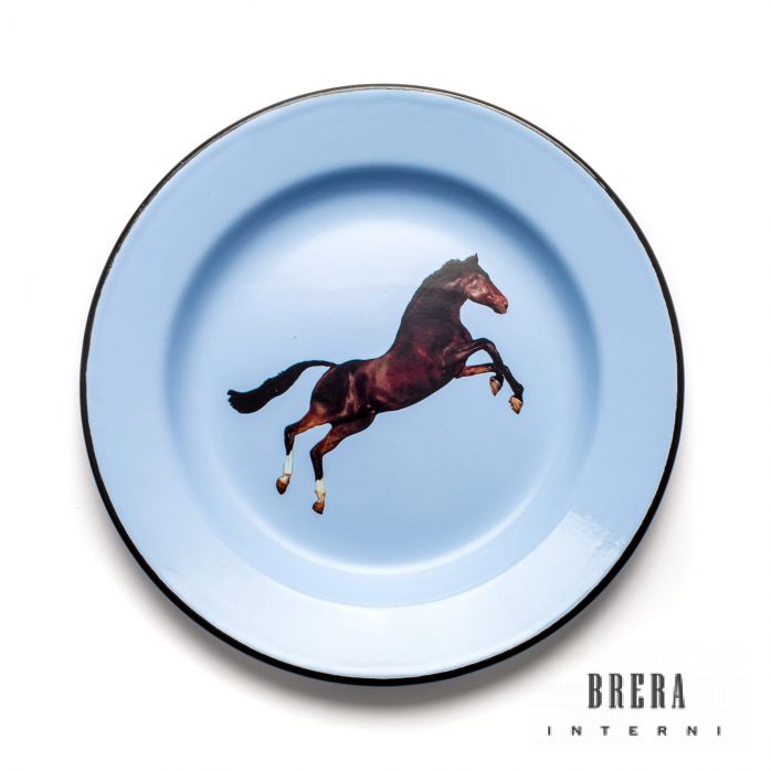 Piatto Smaltato Seletti Cavallo
