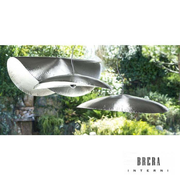 Lampada a sospensione Gervasoni Brass 95 96 - Silver 96 L120 H42