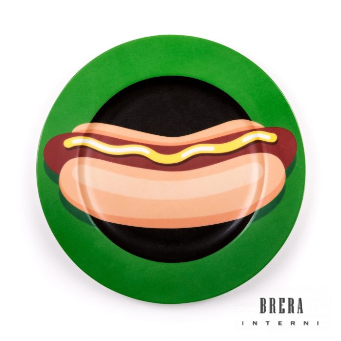 Piatto in porcellana Seletti Hot Dog