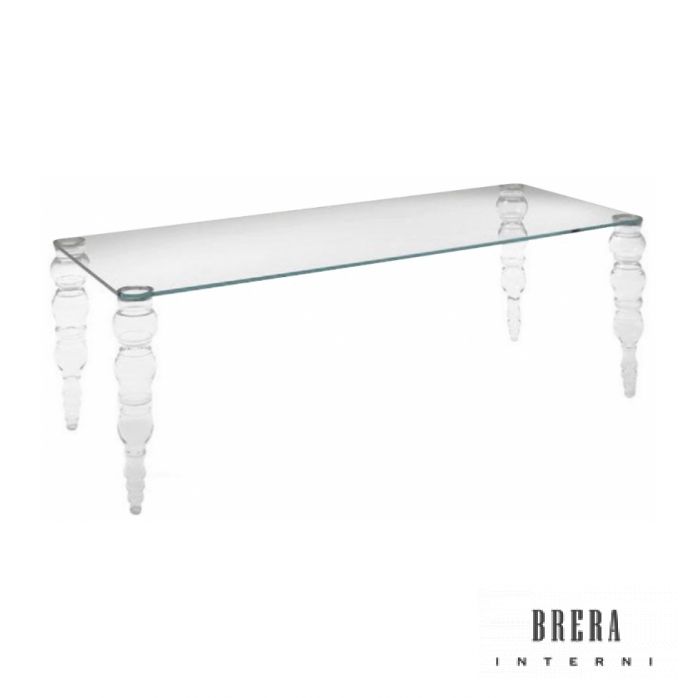 Tavolo Glas Italia Post Modern