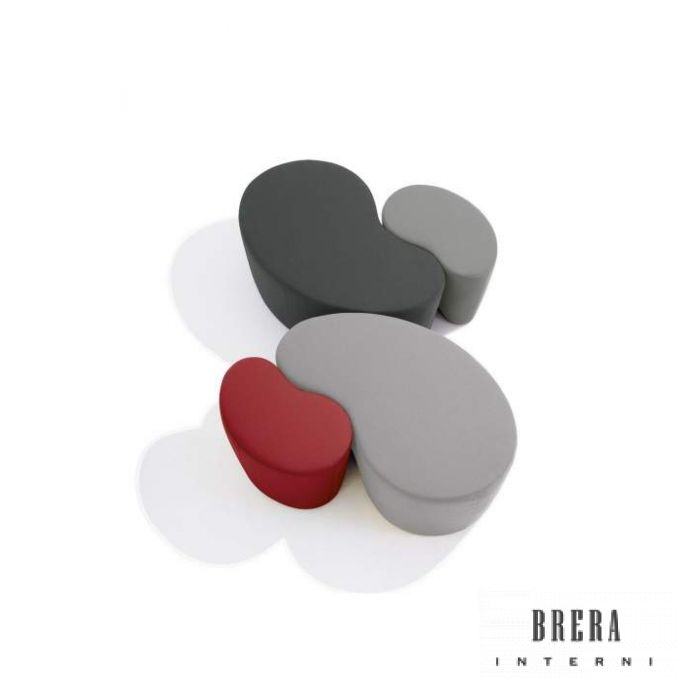 Pouf in pelle Bonaldo Cube