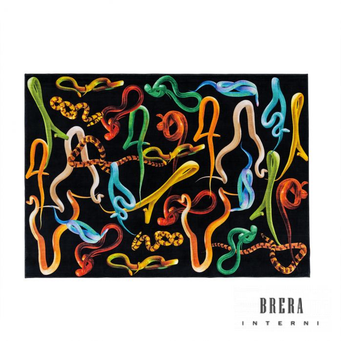 Tappeto rettangolare Seletti Snakes
