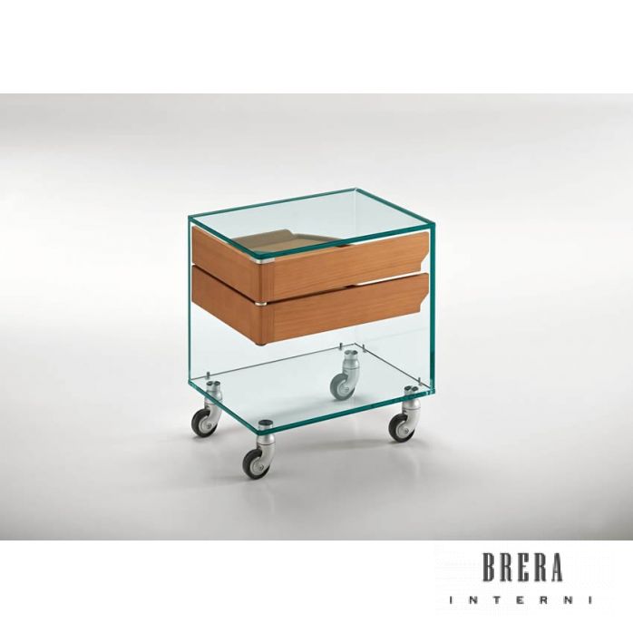 Comodino Tonelli Design Venerdì - Legno di Ciliegio