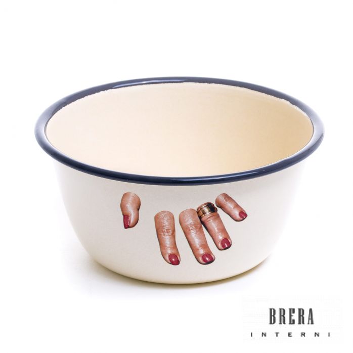 Enamel Bowl Seletti Fingers