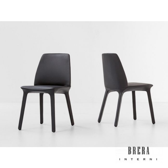 Bonaldo Flute Leather Chair 