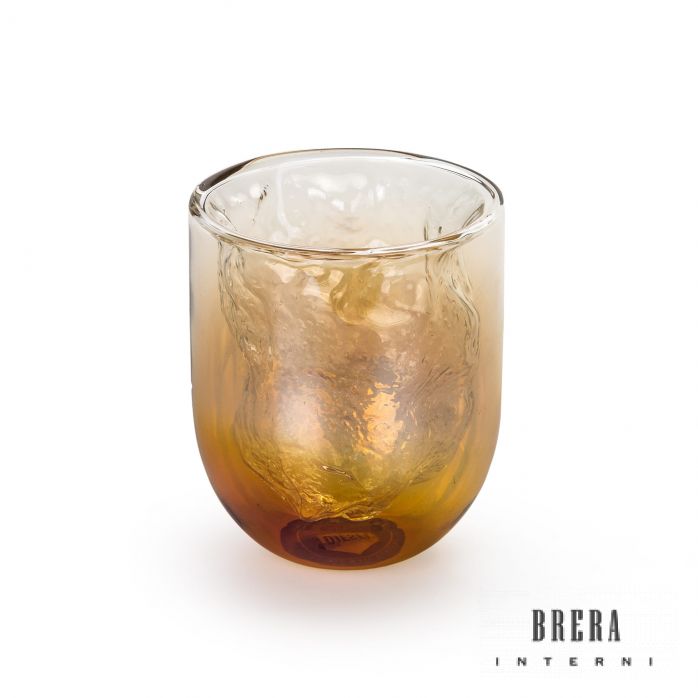 Glass Set of Six Seletti Meteorite