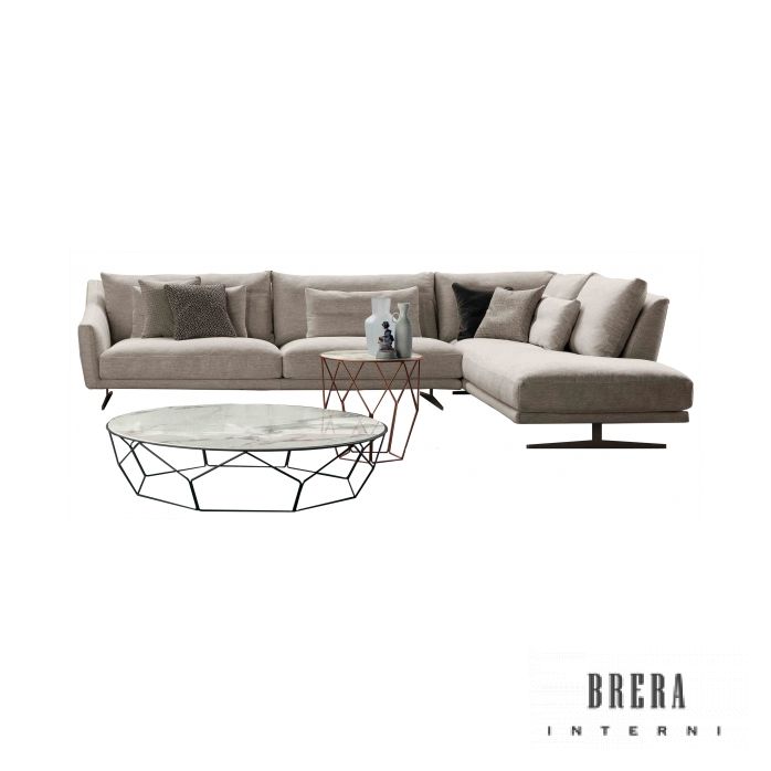 Bonaldo Skid Capri Leather Sofa 