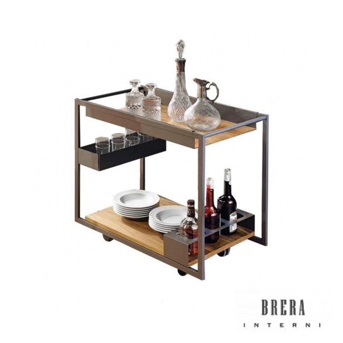 Trolley Bar Cattelan Italia Mojito Wood