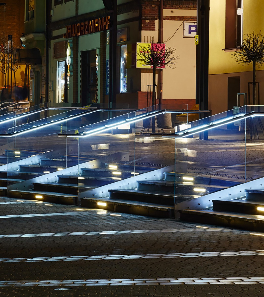 Market Square In Poland Lighting Project Of Linea Light
