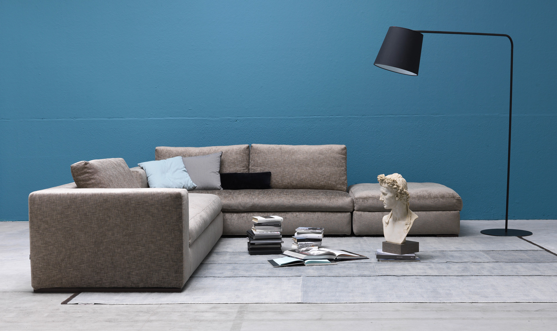 Alf DaFrè California Grey Sofa