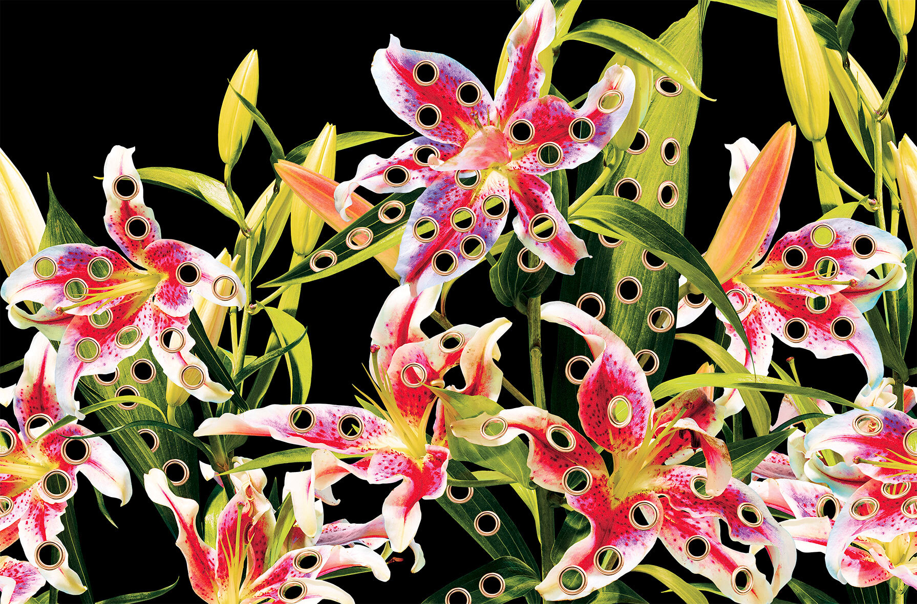 Eco-sustainability in Furniture London Art Wallpaper Flowers and Plants