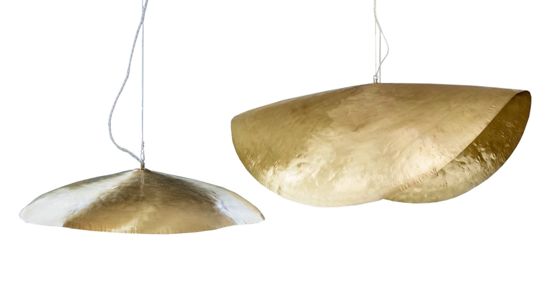 Paola Navone Gervasoni Brass Suspension Lamp